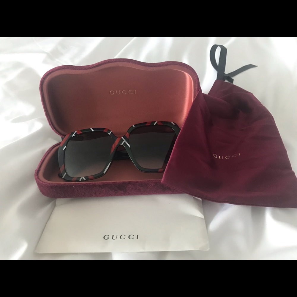 Authentic Gucci Square Sunglasses.
